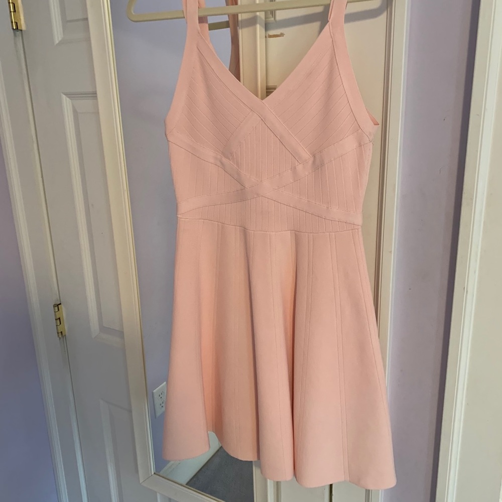 Light pink cocktail dress